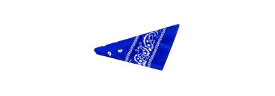 Pañuelo típico estampado azul