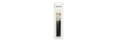 Pincel para manicure liso 3pzas