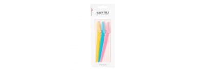 Perfilador cejas liso 14.5cm 3und surtido