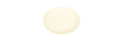 Plato cerámica plano 8.5pulg beige