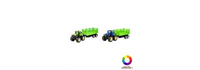 Tractor plástico con carreta