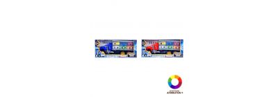 Tráiler plástico con vehículos