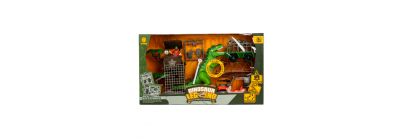 Dinosaurio y vehículo plástico +3a