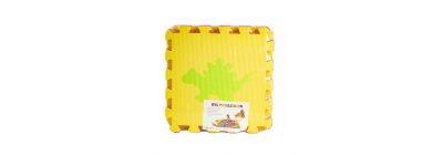 Alfombra foam con figura dinosaurio relieve 9pzas +3a surtido