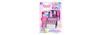 Set manicure maquillaje Llama Fun