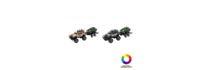 Carro Army militar 3 piezas