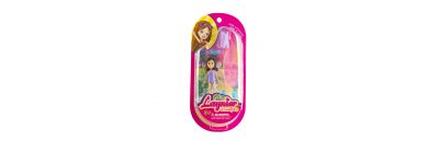 Muñeca barbie laynier con accesorios 3.5pulg +3a surtido