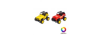 Carro plástico estampado 4WD