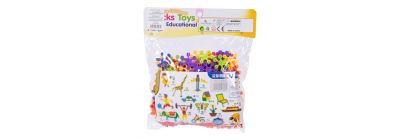 Bloque plástico multicolor creativo