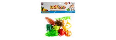 Set frutas y vegetales niños