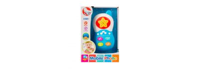 Celular plastico para bebé con sonido+luz +18m multicolor