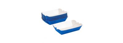 Caja cartón corrugada 8und azul