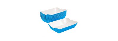 Caja cartón corrugada 8und azul