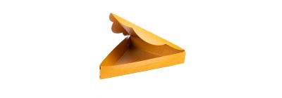 Caja kraft triangular con tapa 26.5x21x4cm 8und