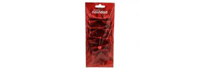 Lazo navideño escarchado