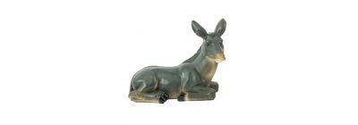 Burro poliresina 11x7x4cm gris