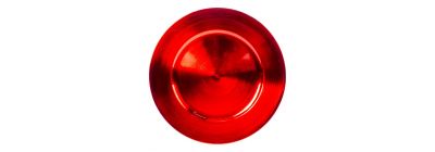 Portaplato navideño rojo 33cm
