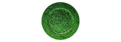 Portaplato navideño verde