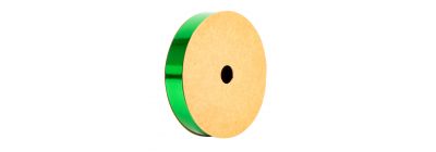 Cinta lisa 18mm 50yd verde navidad brillante