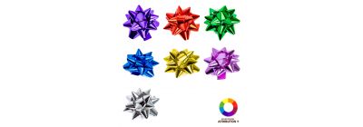 Moño plástico brillante surtido