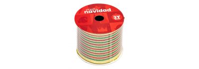 Cinta navideña relieve surtida