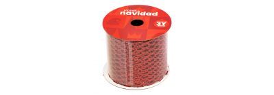 Cinta navideña roja
