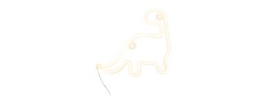 Lámpara figura dinosaurio