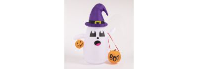 Inflable Halloween fantasma boo con luz 12v 150cm 