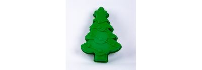 Molde silicón árbol navidad verde