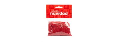 Aserrín liso 50g rojo