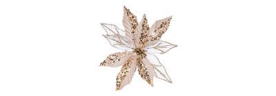 Flor decorativa navideña