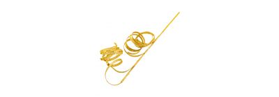 Rama artificial navideña lisa escarchada 115cm dorado