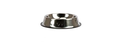 Taza metálica para mascota plateado