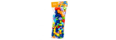 Pom pom afelpado 200pzas surtido