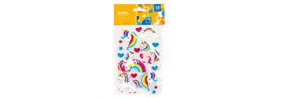 Figura foamy adhesiva nube 15pzas surtido