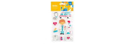 Figura foamy adhesiva  11pzas surtido