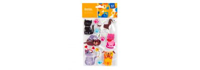 Figura foamy adhesiva 12pzas surtido