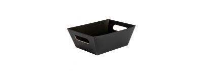 Caja cartón dura negro mate