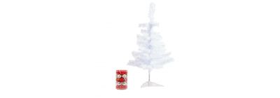 Árbol artificial navideño 50 esferas 50x40x58cm 