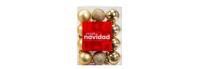 Esferas navideñas champagne
