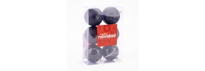 Esferas navideñas negras