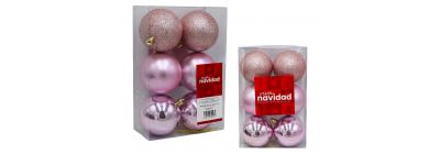 Esfera navideña de plástico