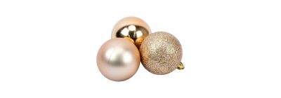 Esferas navideñas 6cm nude