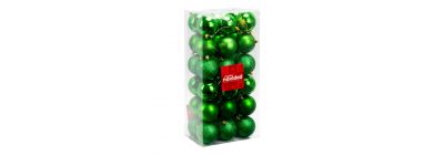 Esferas navideñas verdes