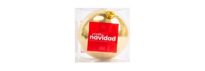 Esfera navideña brillante
