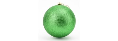 Esfera navideña verde