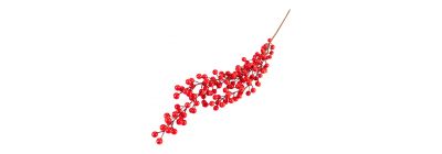 Rama navideña frutos rojos