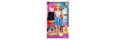 Muñeca barbie con accesorios +3a