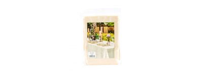 Mantel tela afelpado liso beige