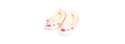 Pantufla afelpada bordado cerdo 36-41